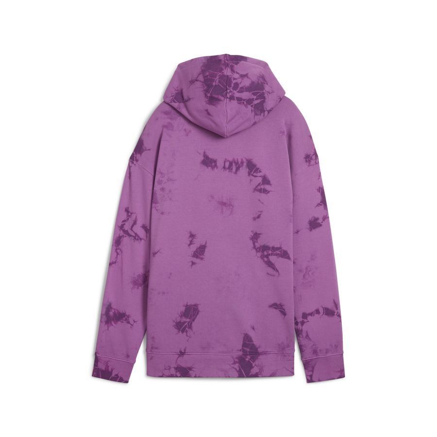 Puma WARDROBE ESS FLORAL PACK Kurzer figurbetonter Hoodie mit Waschung und Grafik