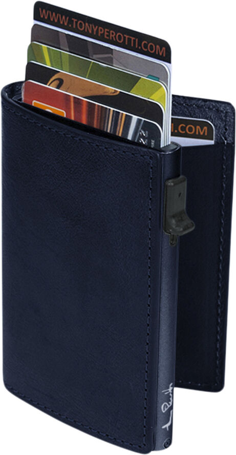 Tony Perotti Furbo slim cardholder w/ banknote pocket Bl