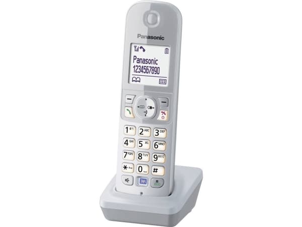 Panasonic KX-TGA681 - Trådløst ekstra håndsett med anrops-ID - DECT\GAP - sølv