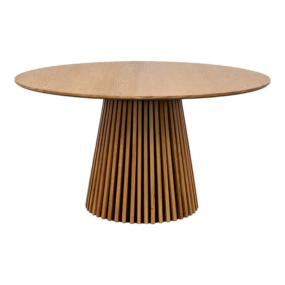 Hioshop Osaka eetkamertafel Ø140cm eik