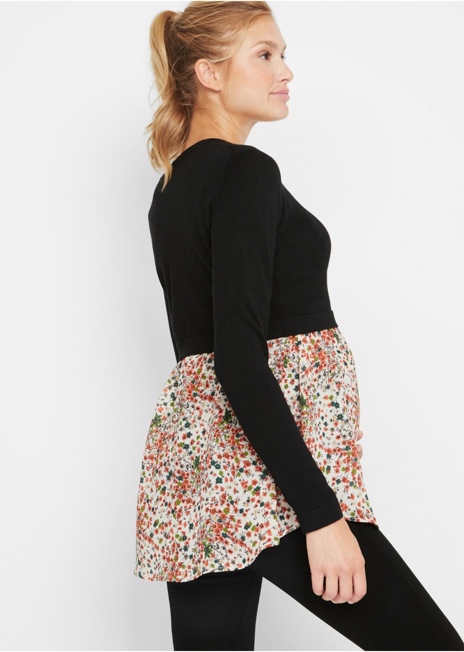 Pull de grossesse  2 en 1 avec fonction allaitement