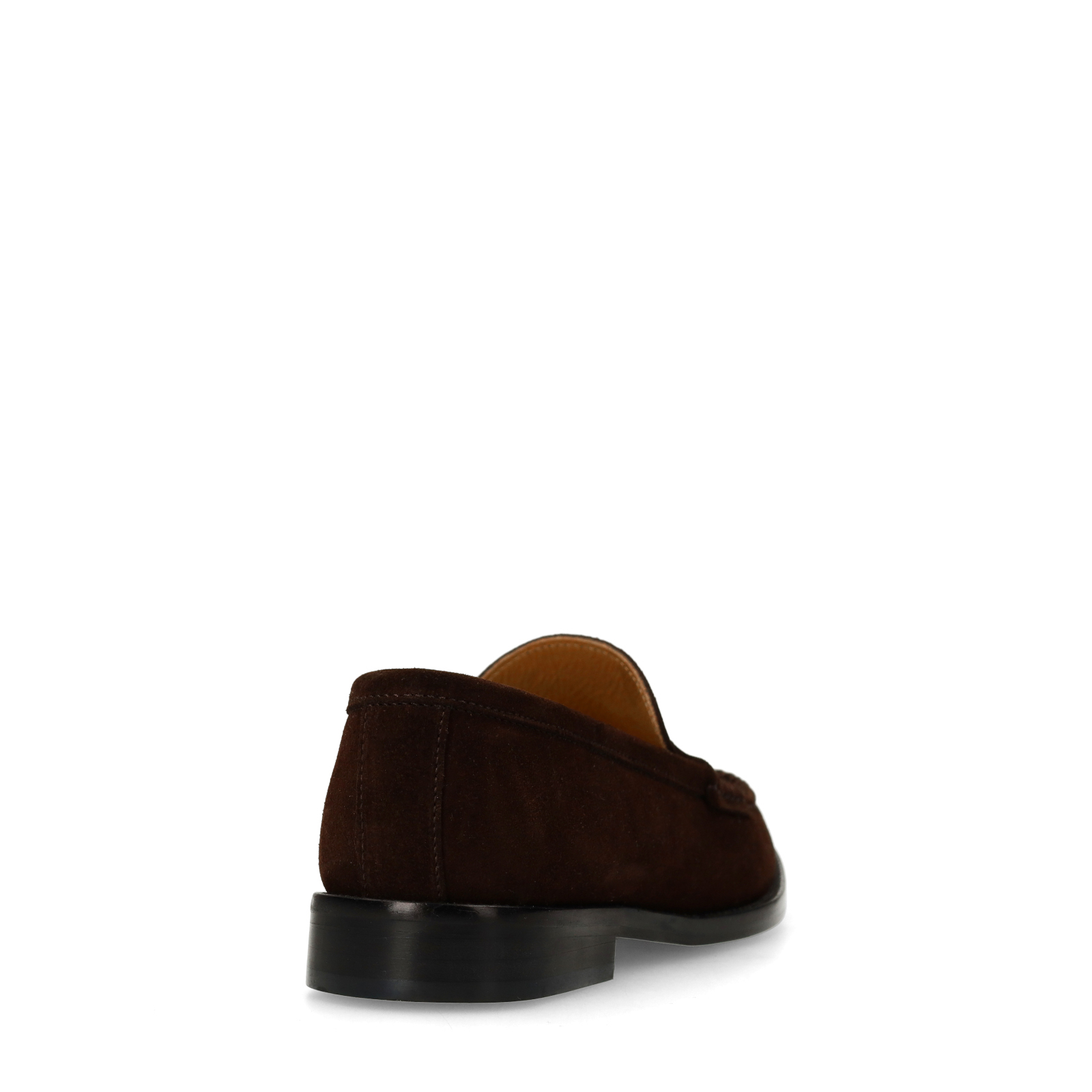 Donkerbruine suède loafers