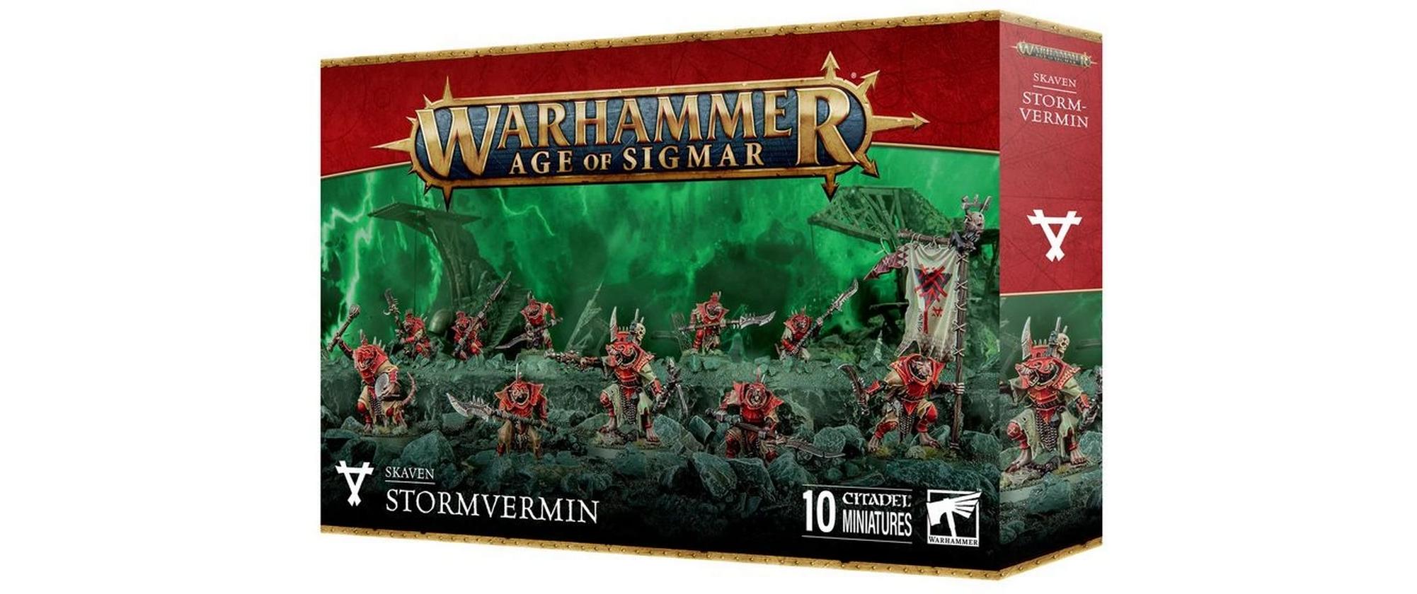 Figurenset Age of Sigmar Skaven SturmrattenWarhammer Age of Sigmar: Skaven Sturmratten Bausatz