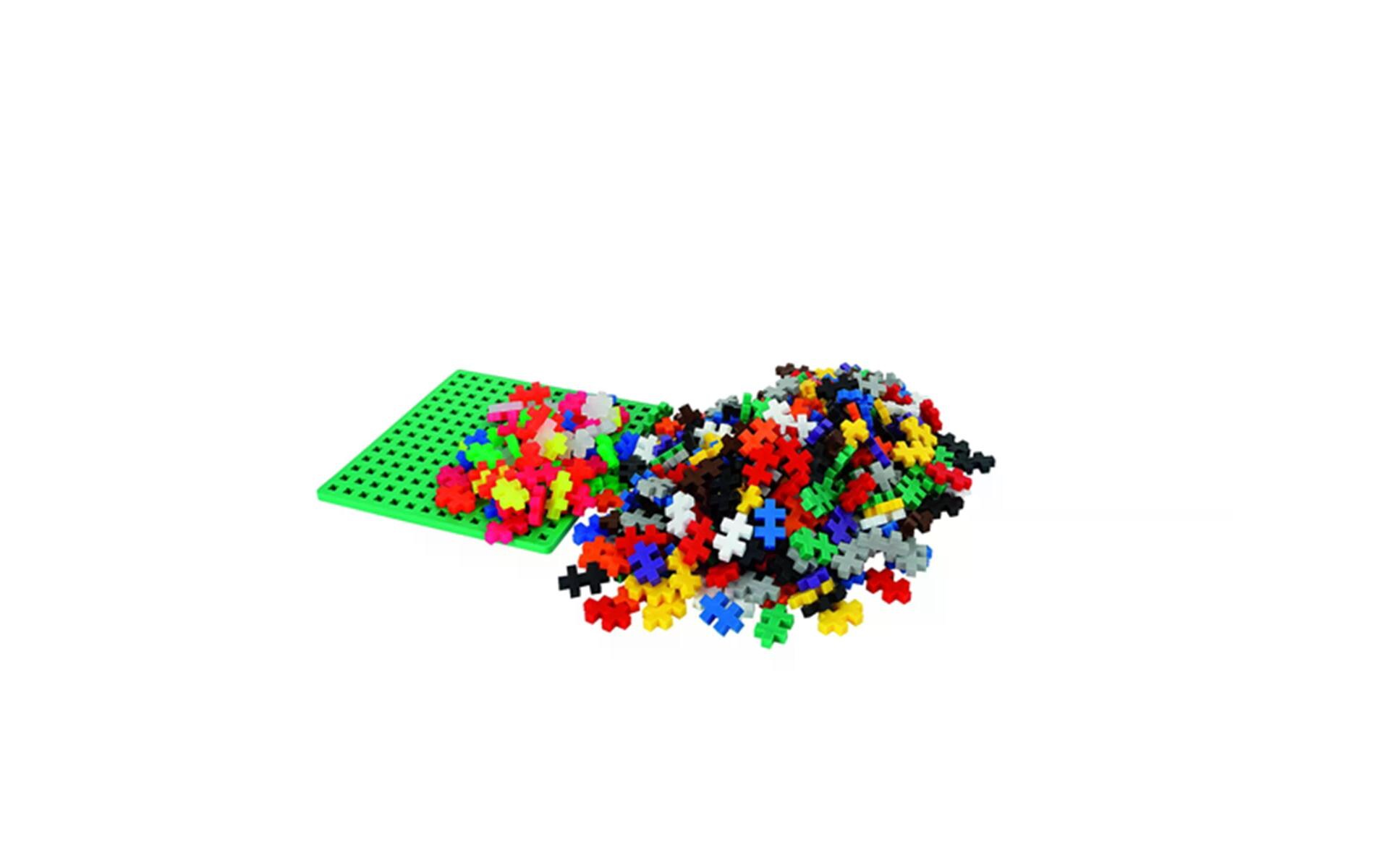 Kreativ-Bausteine Basic Metallbox 600 TeileKonstruktionsspielzeug in praktischer Metallbox