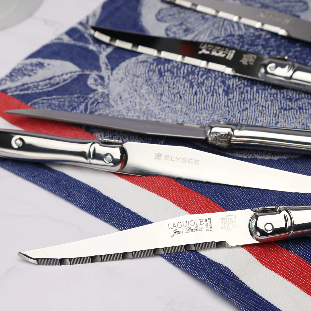 Coffret de 6 couteaux Elysée en inox Jean Dubost