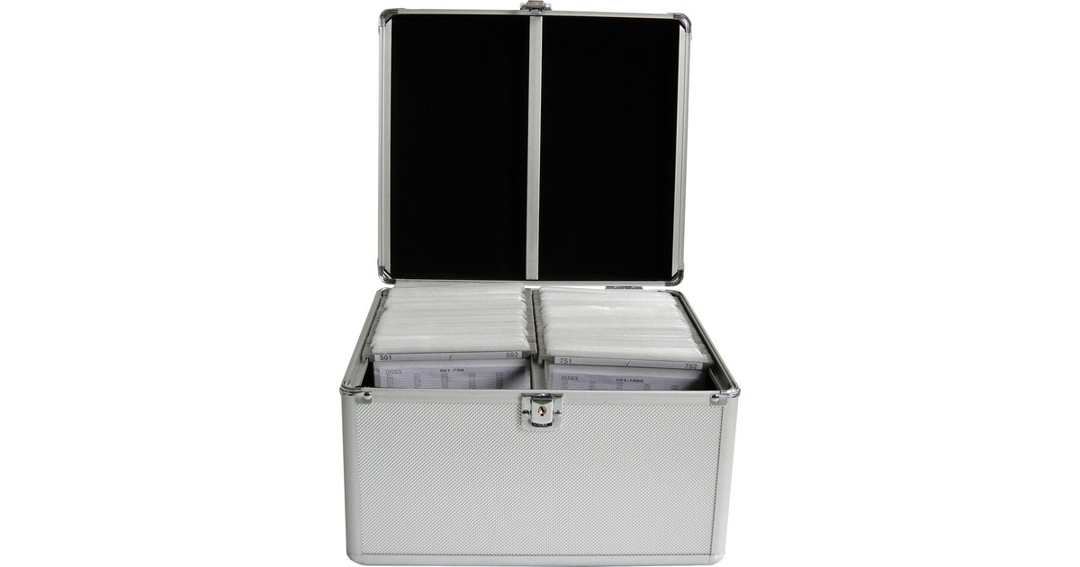 MediaRangeCD/DVD-Koffer  (Zilver, 300 stuks, Retail)