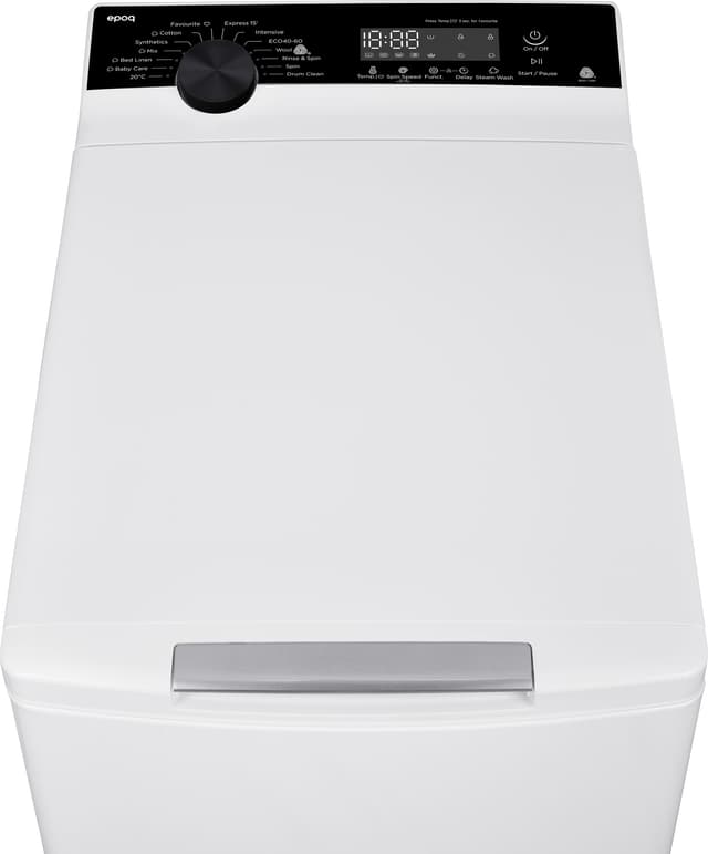 Epoq vaskemaskine ETL813W23 (topbetjent 8 kg)