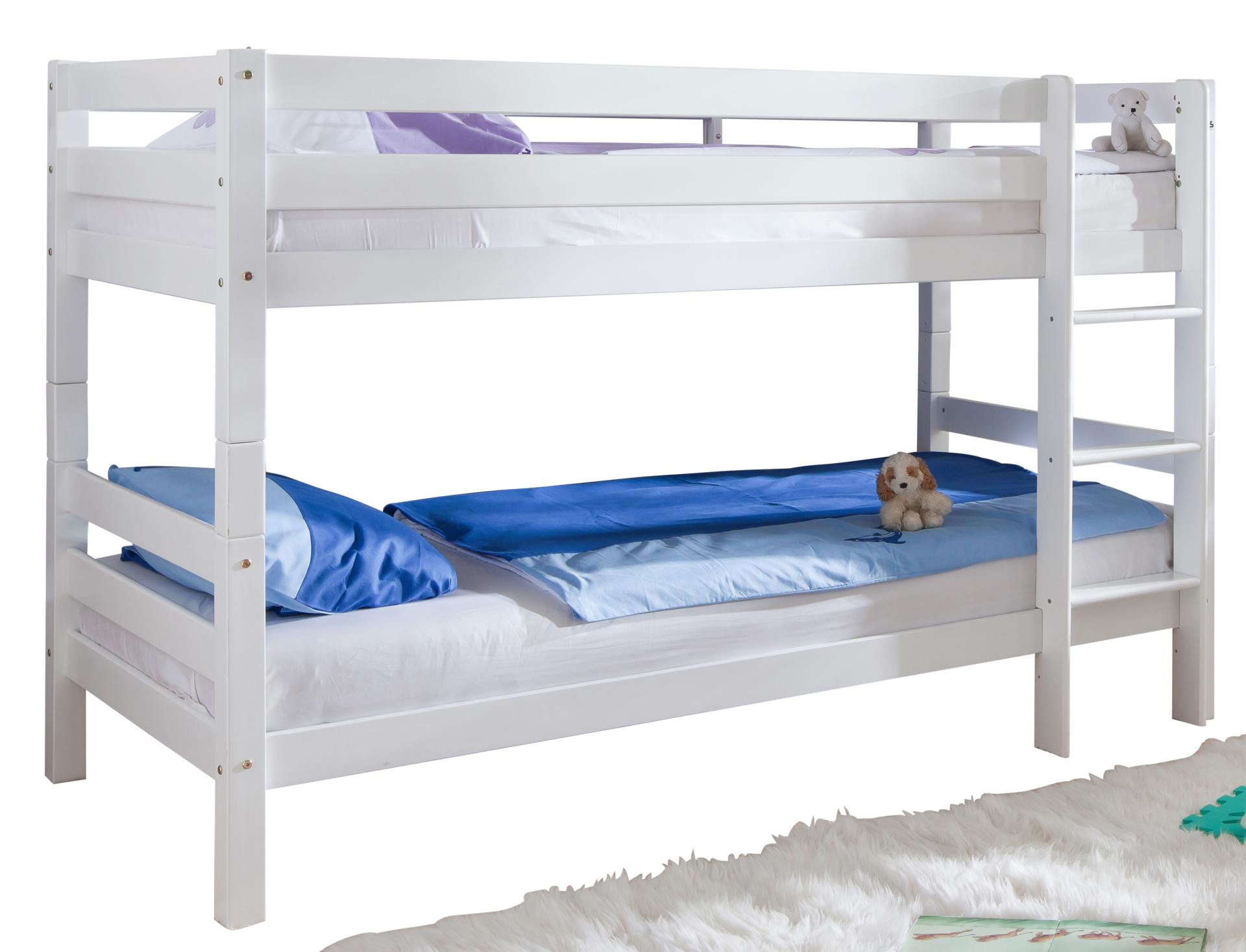 Etagenbett 90 x 200 cm weiß