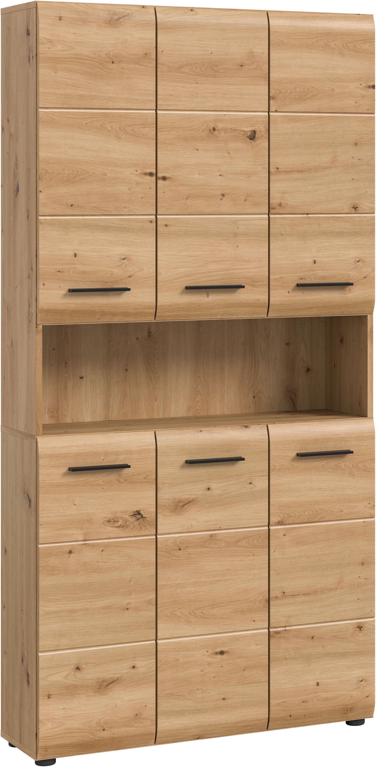 INOSIGN Stauraumschrank 1 Stk. tlg. Florenz, Mehrzweckschrank Artisan Oak NB, 185 cm Höhe, Bad
