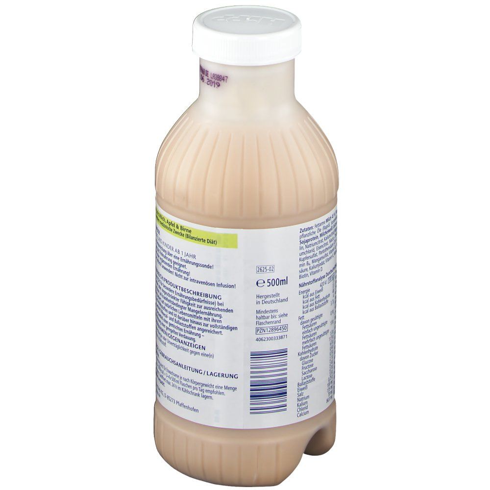 HiPP Sondennahrung Milch, Apfel und Birne