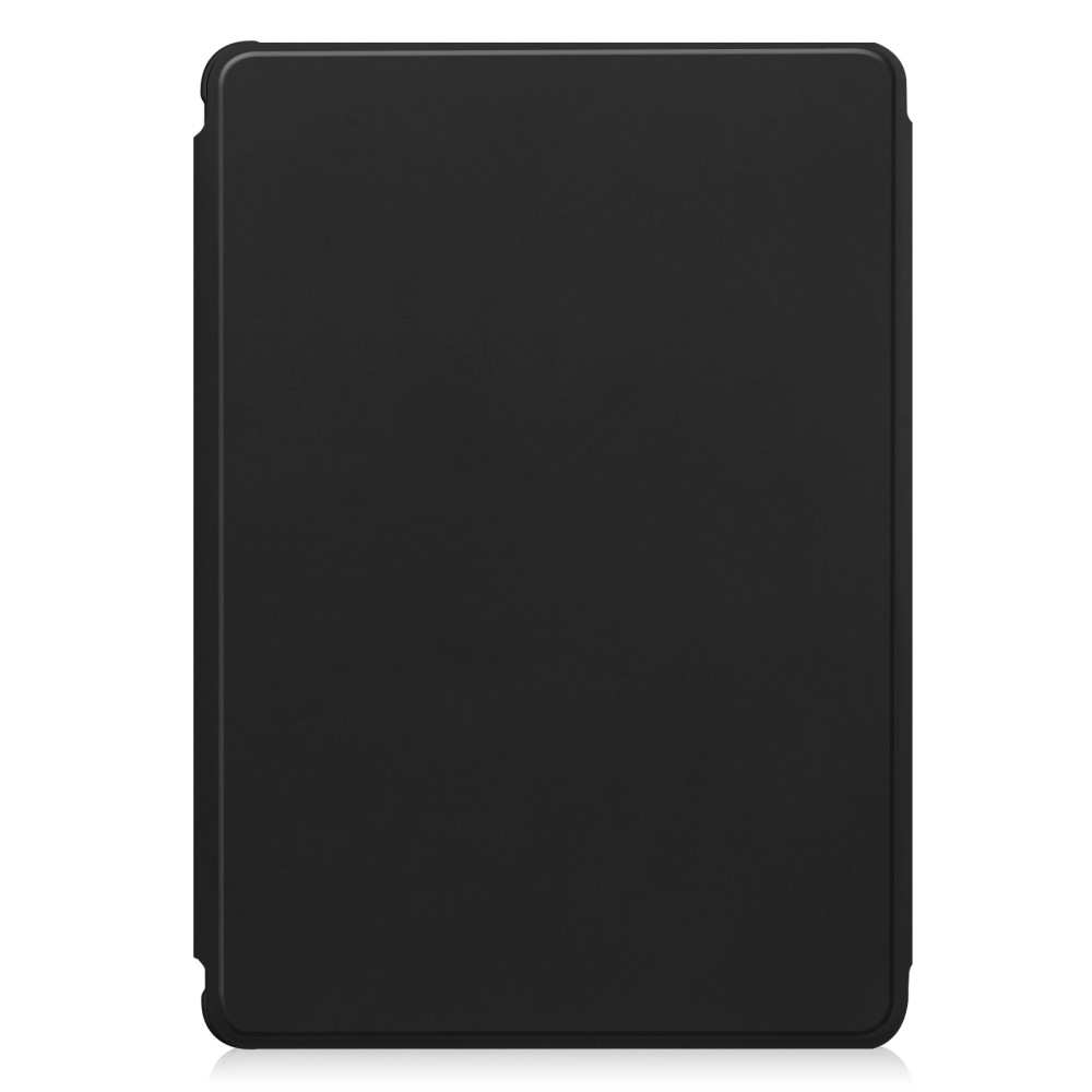 2in1 Samsung Galaxy Tab S9 Leder Tasche mit Acryl Rückseite   Magnet Bluetooth Tastatur   S-Pen Halterung (QWERTY) - Schwarz