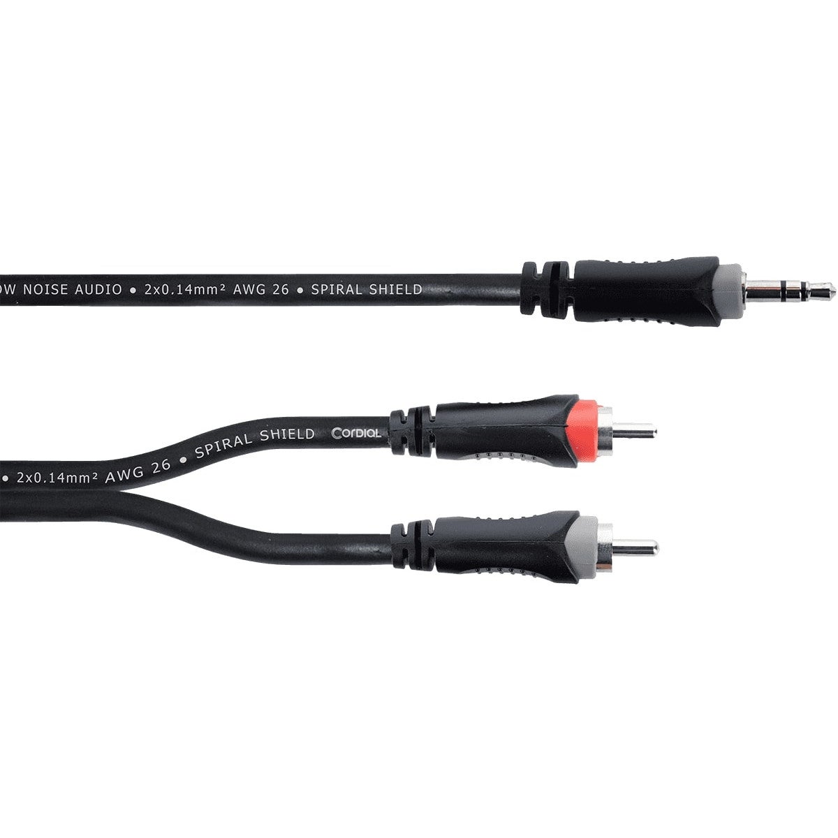 Cordial EY1WCC Elements kabel 3.5mm TRS jack - 2x RCA 1m