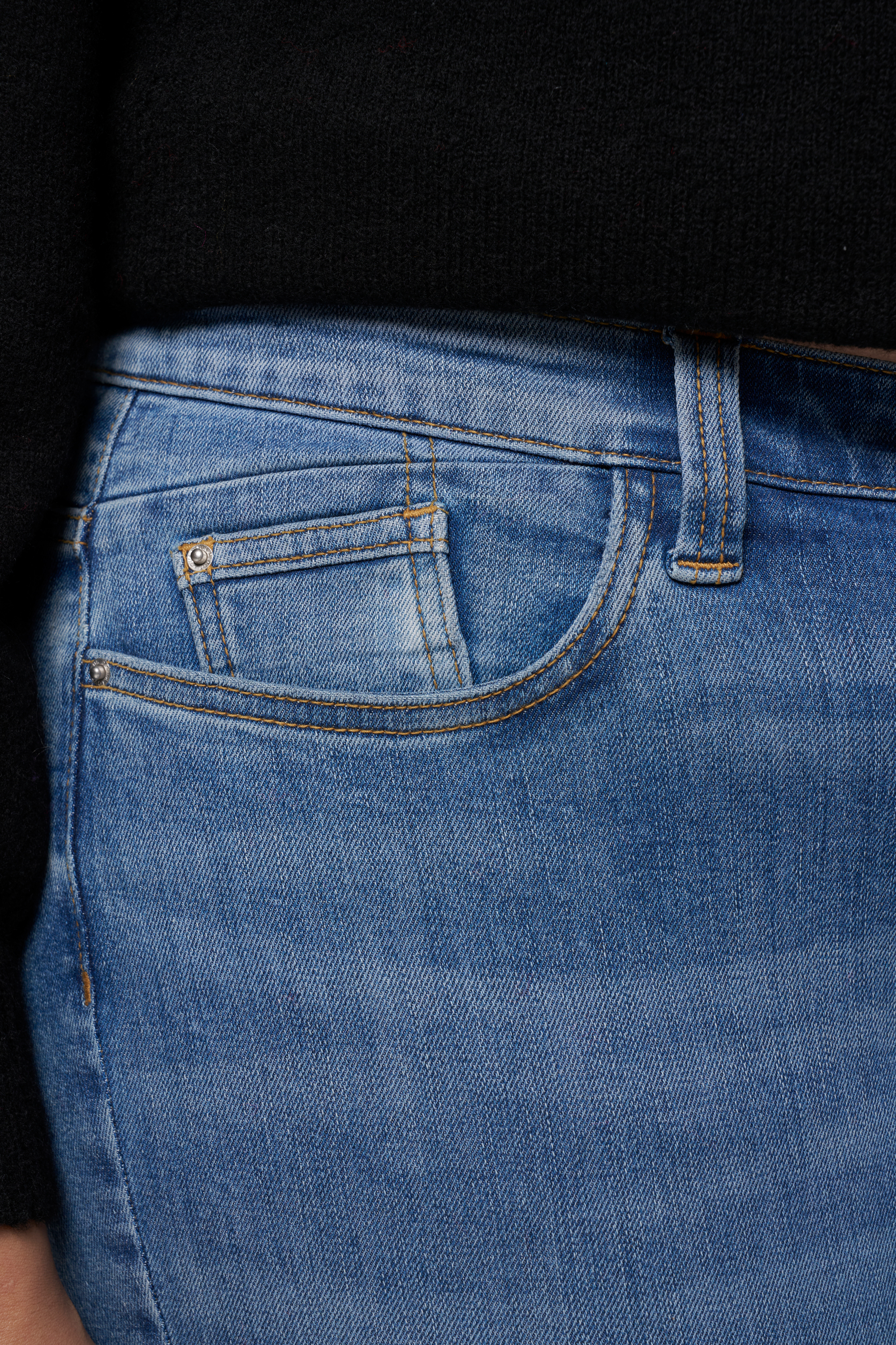 Slim leg jeans IRIS met stretch Stonewash Denim
