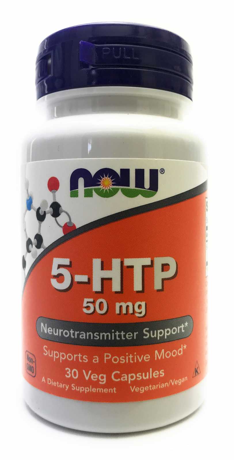NOW Foods 5-HTP 50 mg 30 cápsulas vegetales