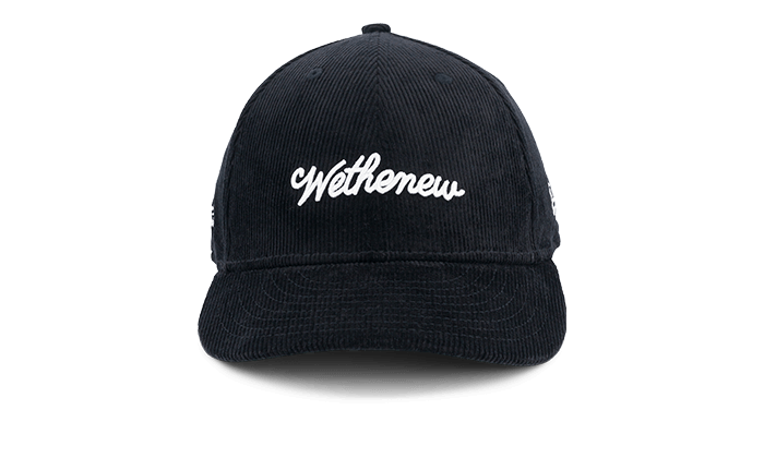 59FIFTY Low Profile Black Corduroy Cap - 48h Delivery