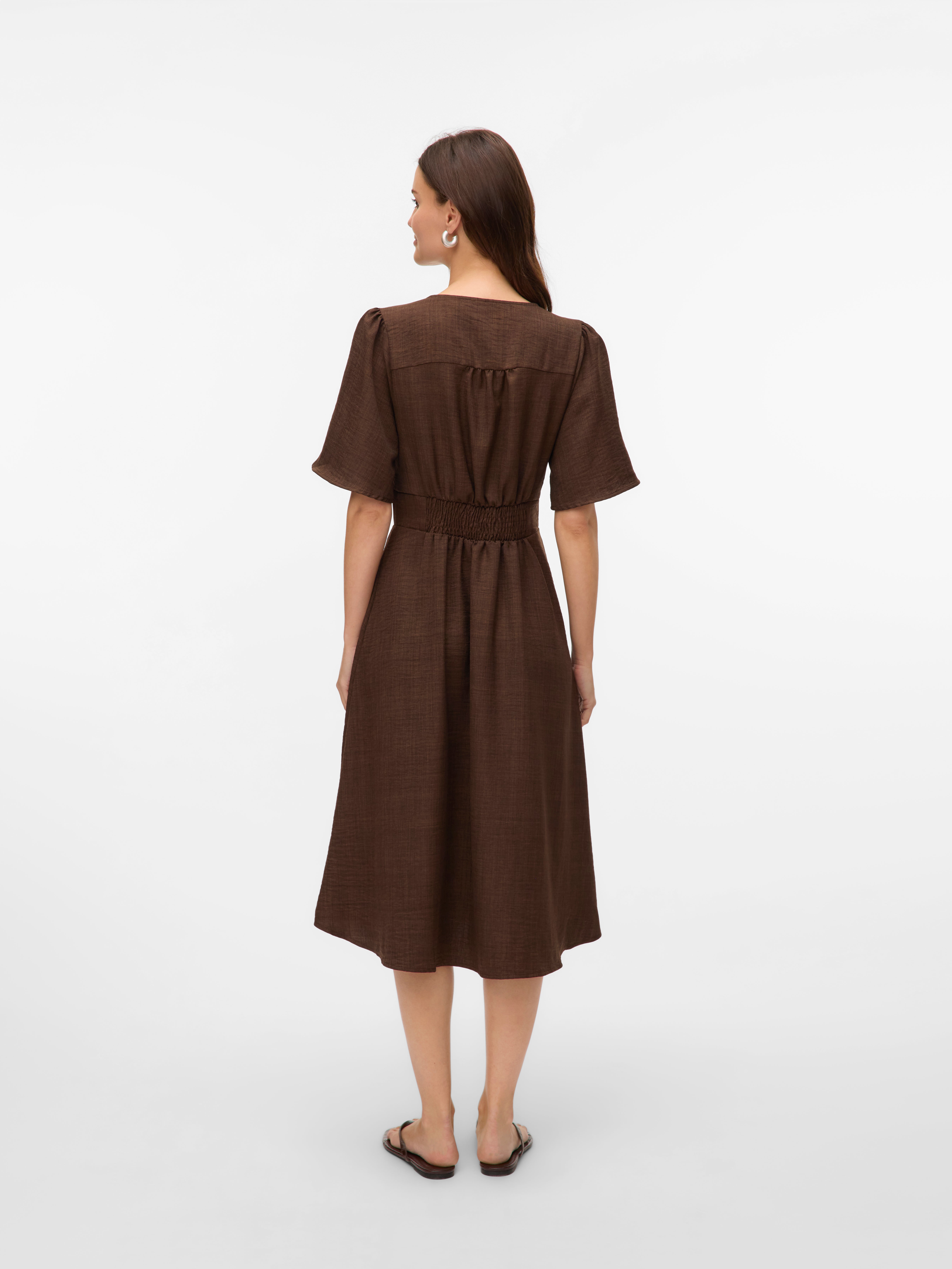 VMMELANEY Midi-jurk