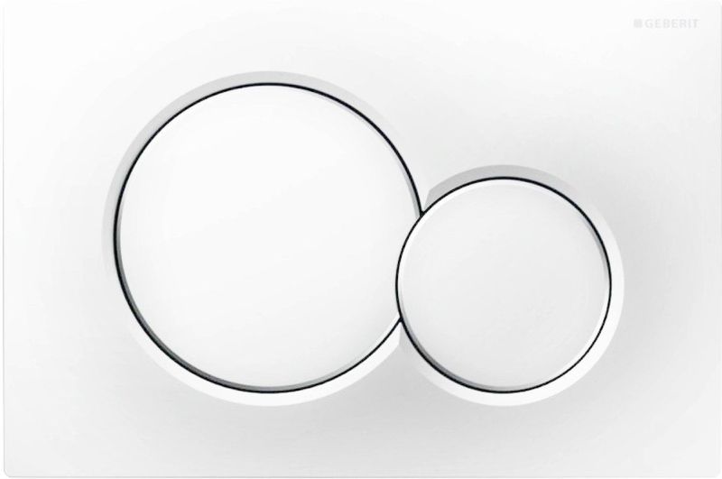 Geberit - Sigma - Bedieningsplaat - Mat Wit - Geschikt voor UP320/UP720