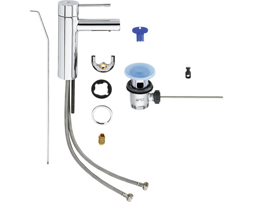 GROHE ESSENCE wastafelmengkraan, chroom 32898001