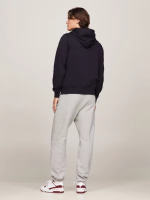 Moletom com capuz oversized com logo Crest
