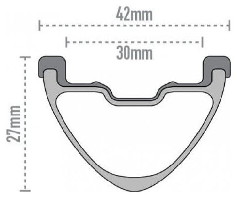 Jante Enve M735 Disc 27.5'' Noir
