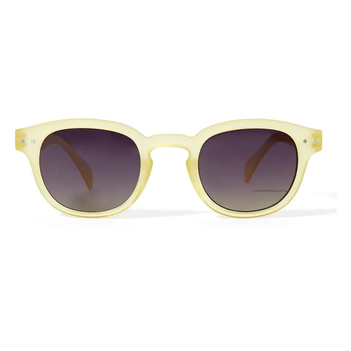 IZIPIZI Lunettes de Soleil #C - Collection Adulte | Jaune pâle