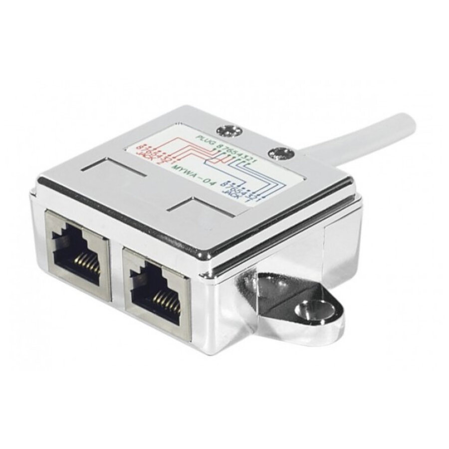 Eclateur de paires RJ45 Cat.5e STP M/F-F (15 cm)