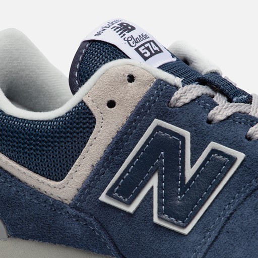 New Balance 574 Sneakers blauw Textiel