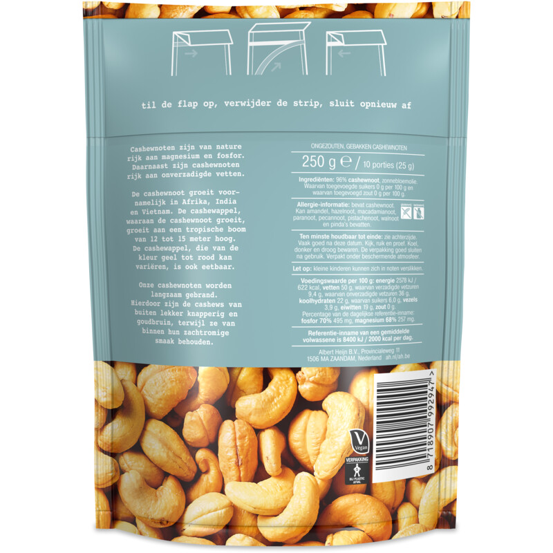 AH Cashewnoten ongezouten