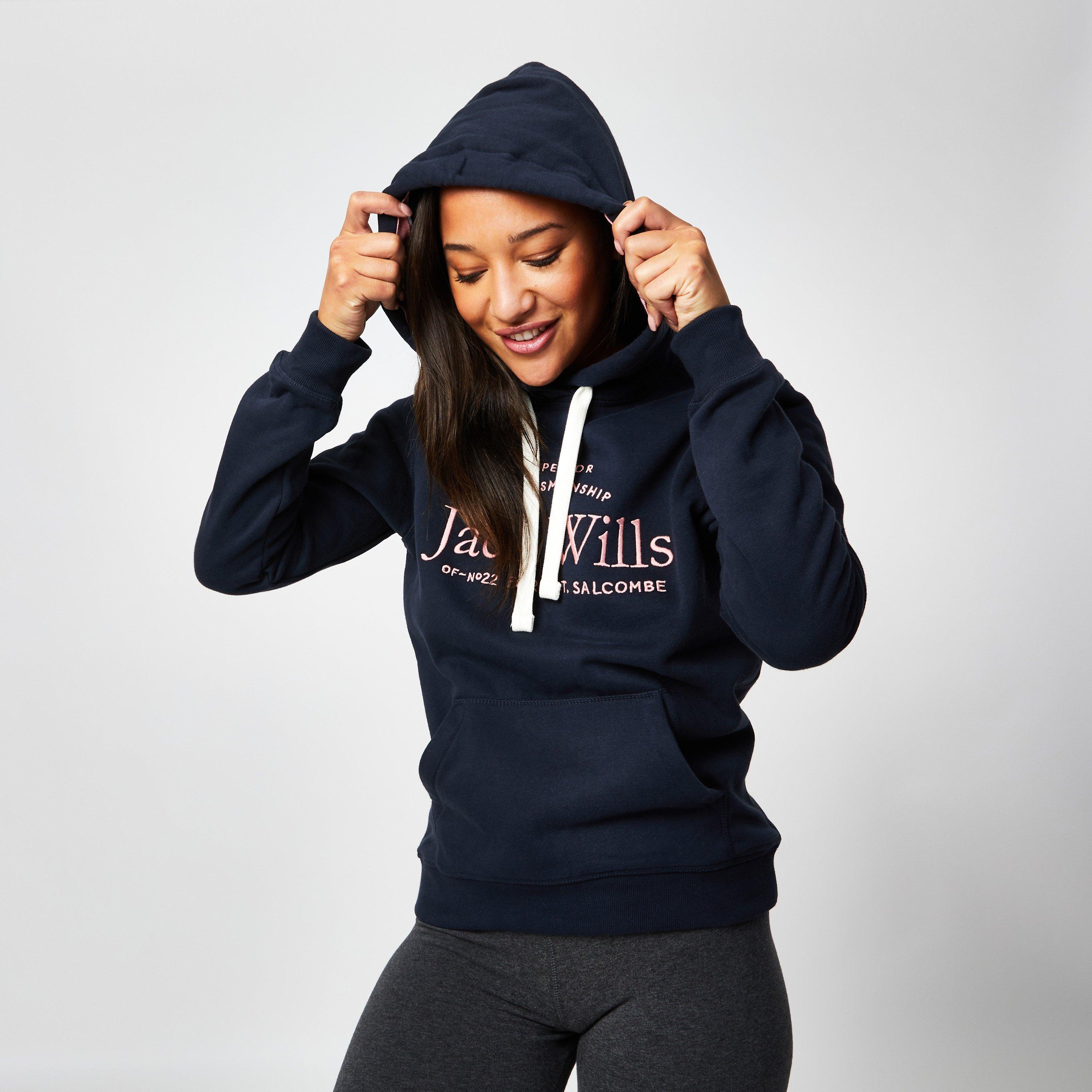Jack Wills JW Hunston Graphic Logo Hoodie