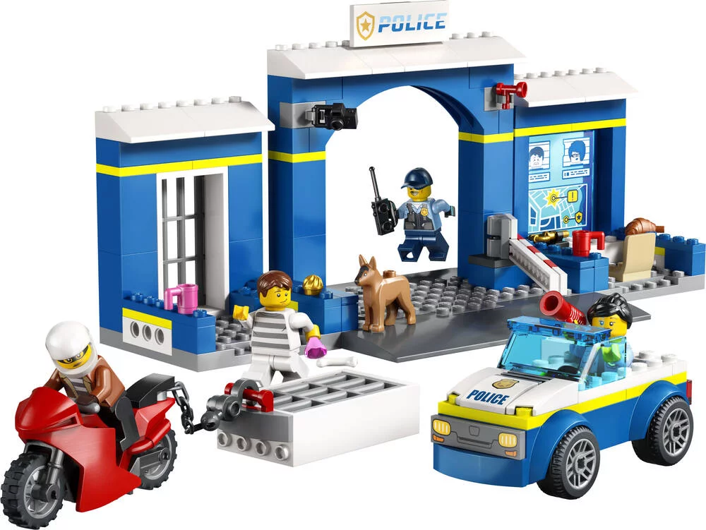 LEGO®CITY 60370 - LA COURSE-POURSUITE AU POSTE DE POLICE