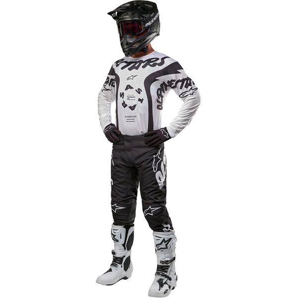 Alpinestars - Pantalon Racer Hana Noir / Blanc