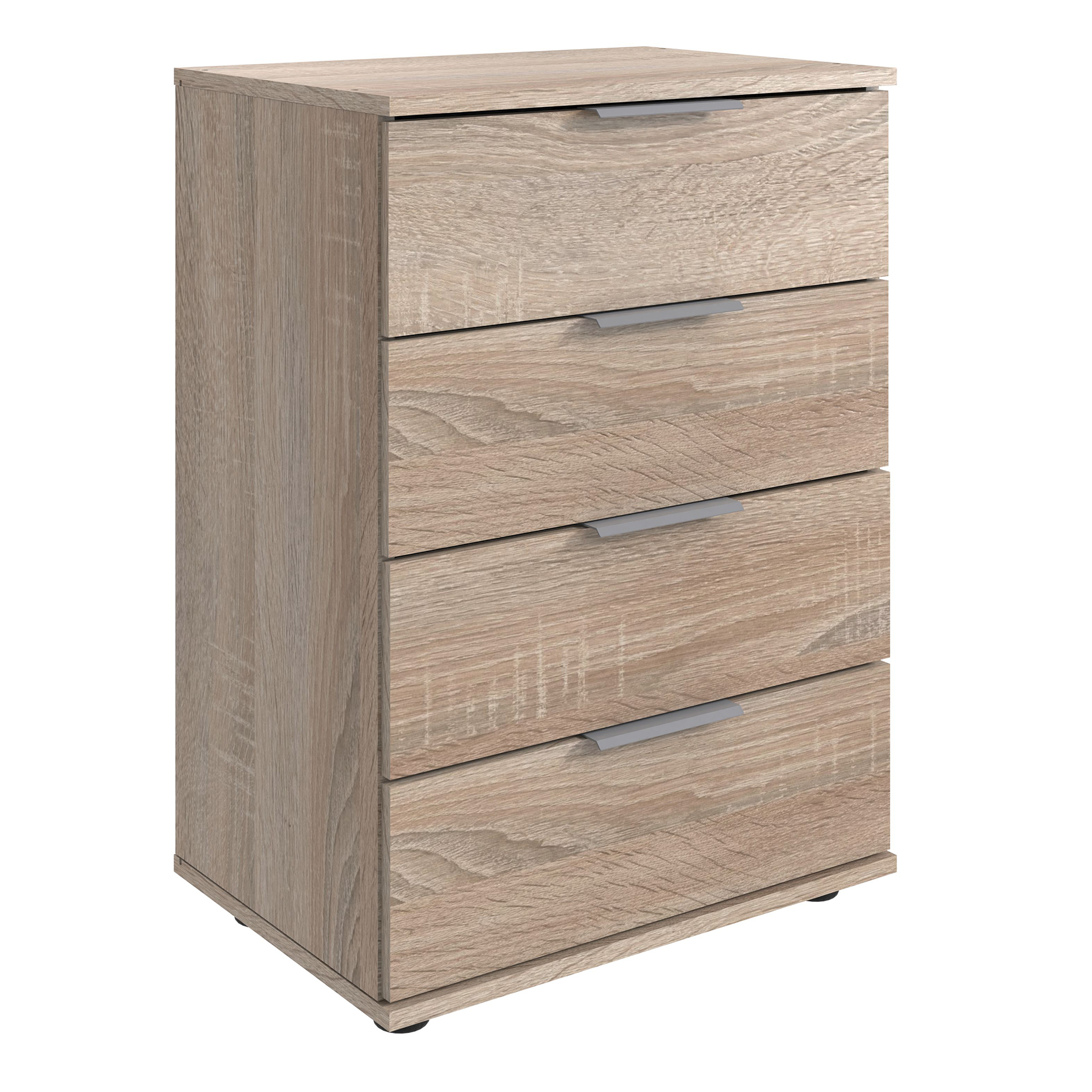 Nachtschrank - Sonoma Eiche - 4 Schubkästen