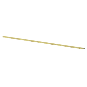 Tuinplank grenenhout ruw ca. 1,6 x 14 cm, lengte ca. 360 cm