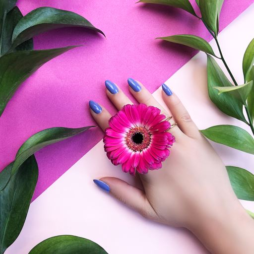 Le Mini Macaron Gel Polish, Blueberry Cheesecake