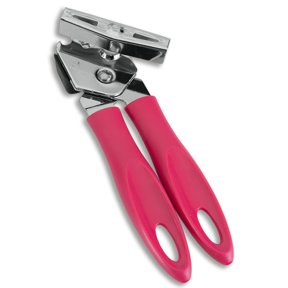 Dosenöffner - rot - Edelstahl