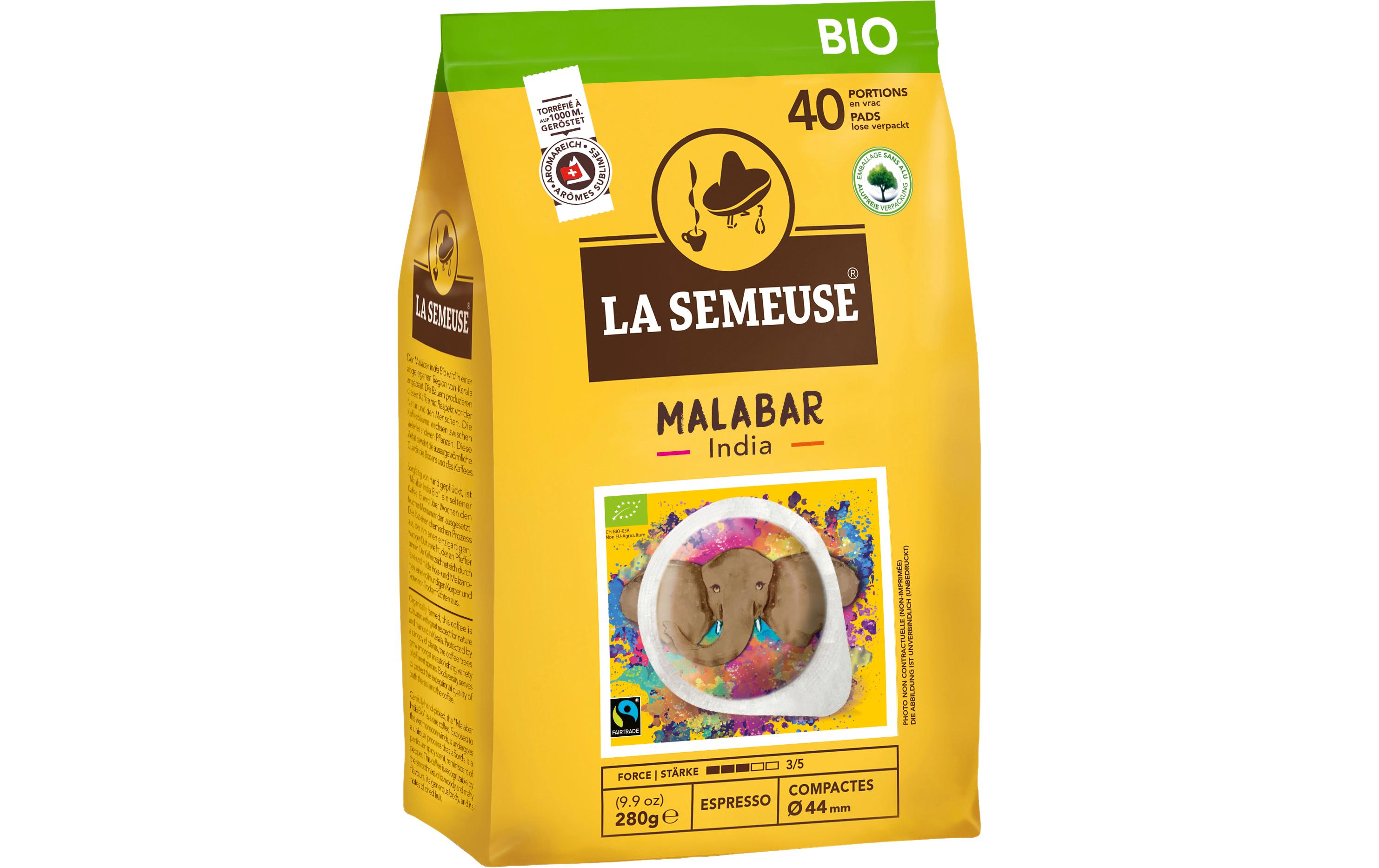 Kaffeepads Malabar India Bio 40 StückE.S.E. Pads mit aromatischem Kaffee