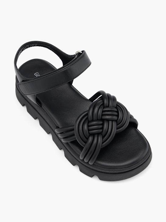 Graceland Sandalette Schwarz