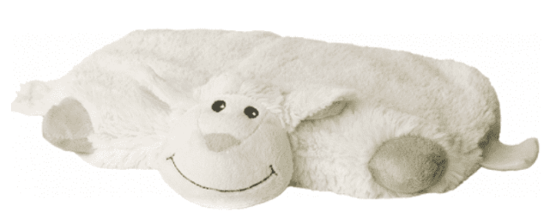 Warmies Schaap Magnetronknuffel Oprolbaar 1 stuk