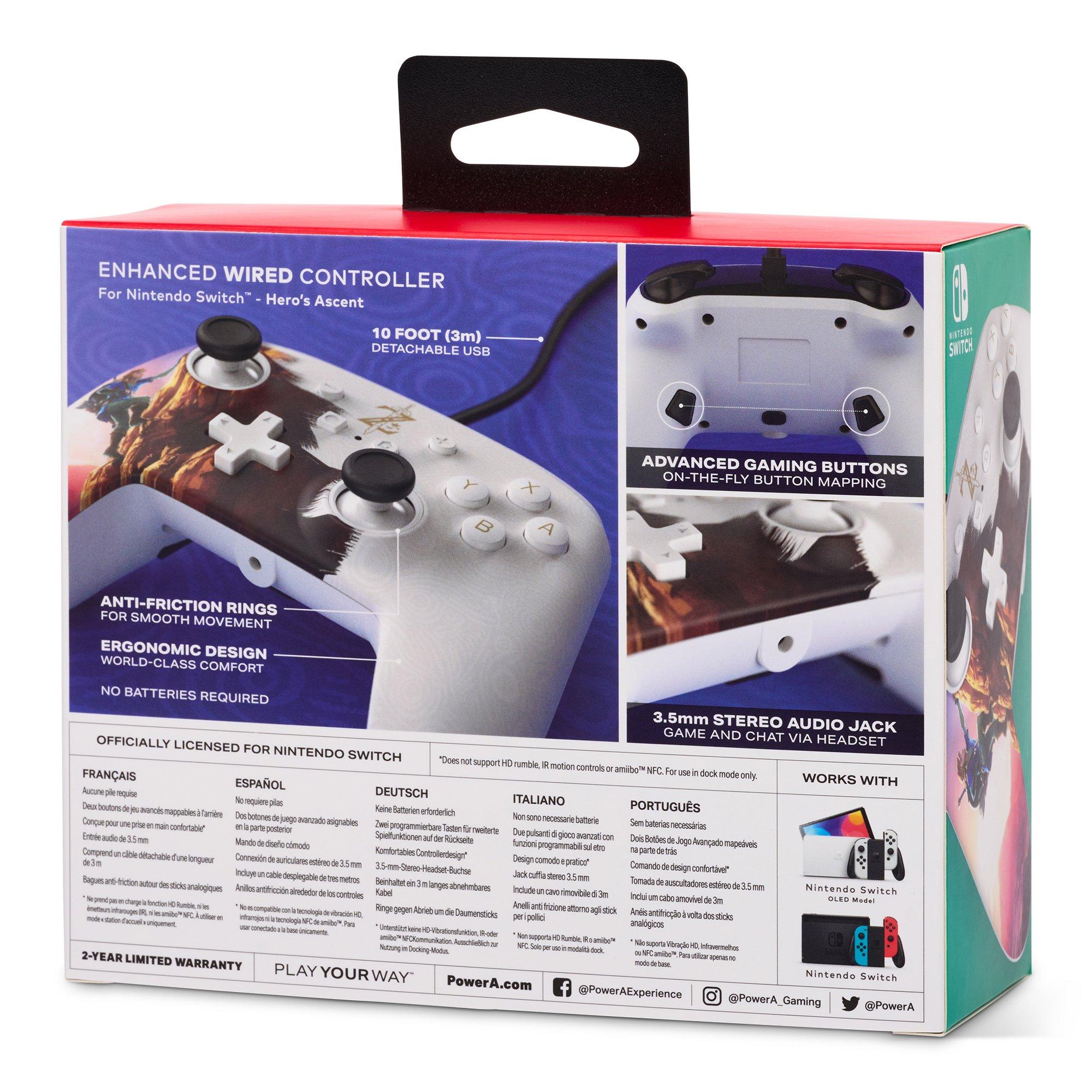 PowerA Enhanced Wired Controller for Nintendo Switch Heros Ascent