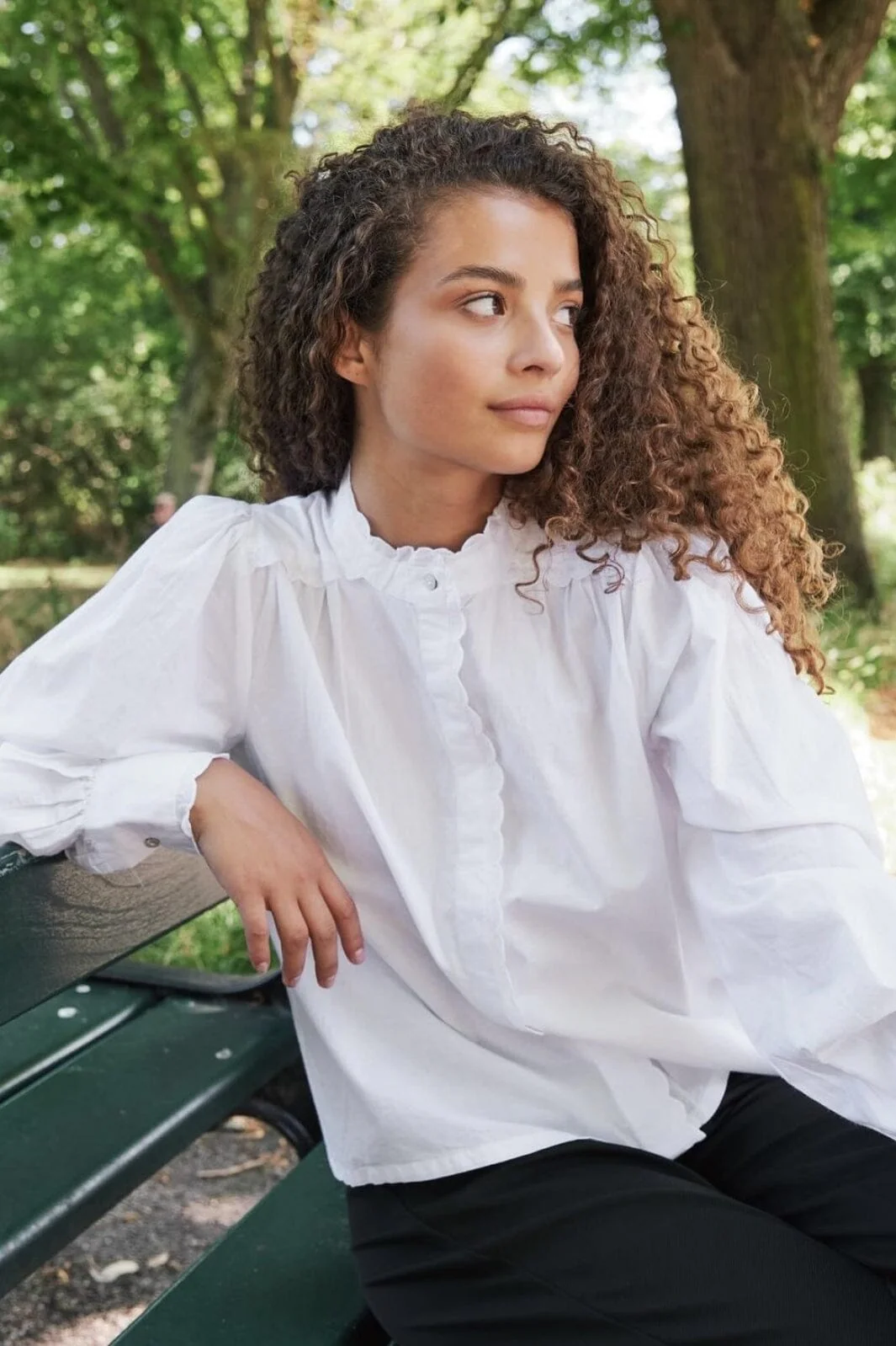 Neo Noir Ema C Poplin Blouse