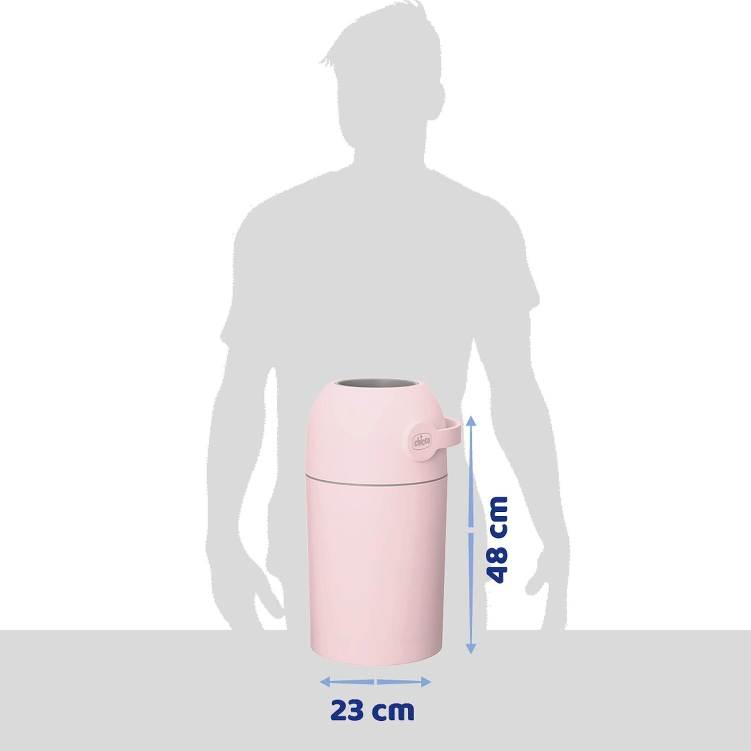 Chicco Windeleimer Odour Off pink
