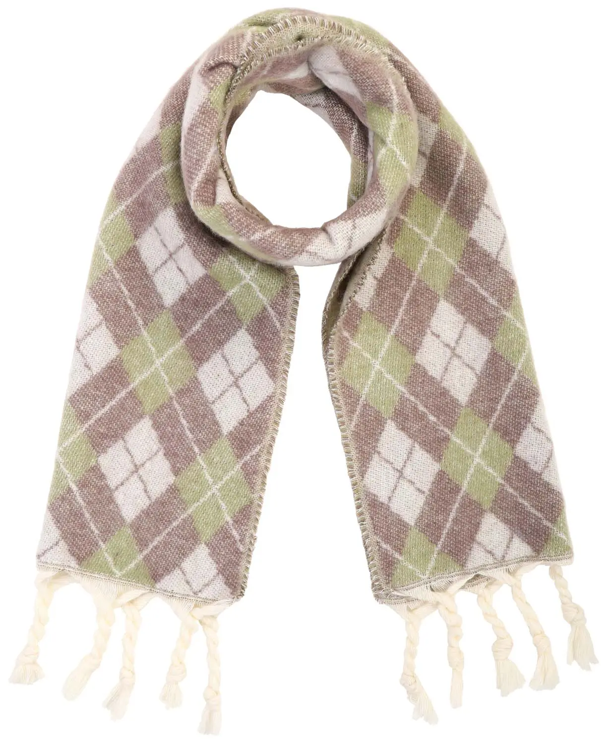 Schal - Green Rhombus