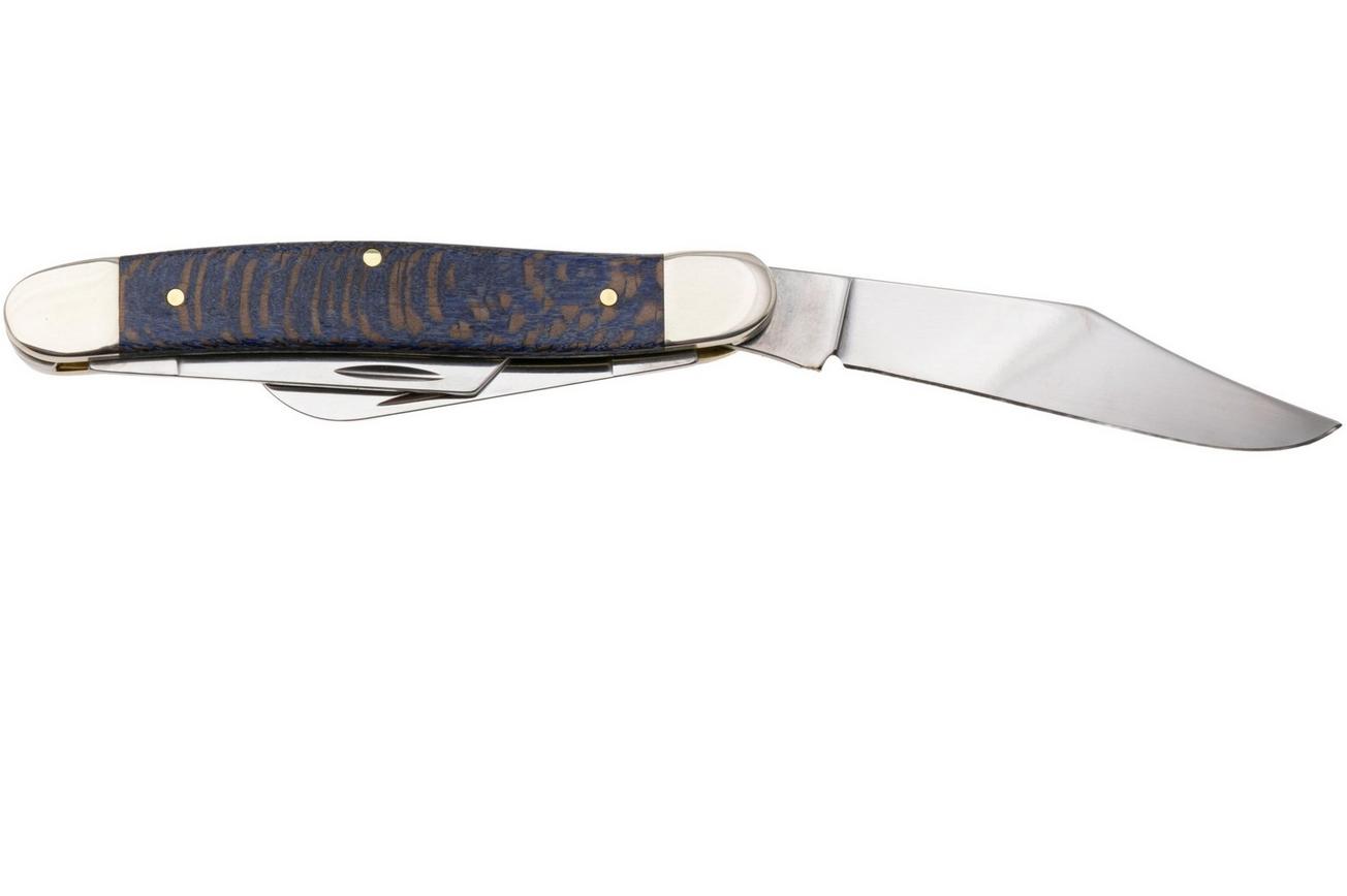 Case Stockman Blue Smooth Sycamore Wood, 63732, 7347 SS zakmes