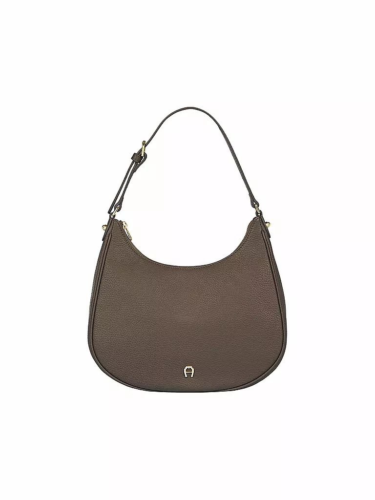AIGNER Ledertasche - Hobo Bag DIADORA Medium grau