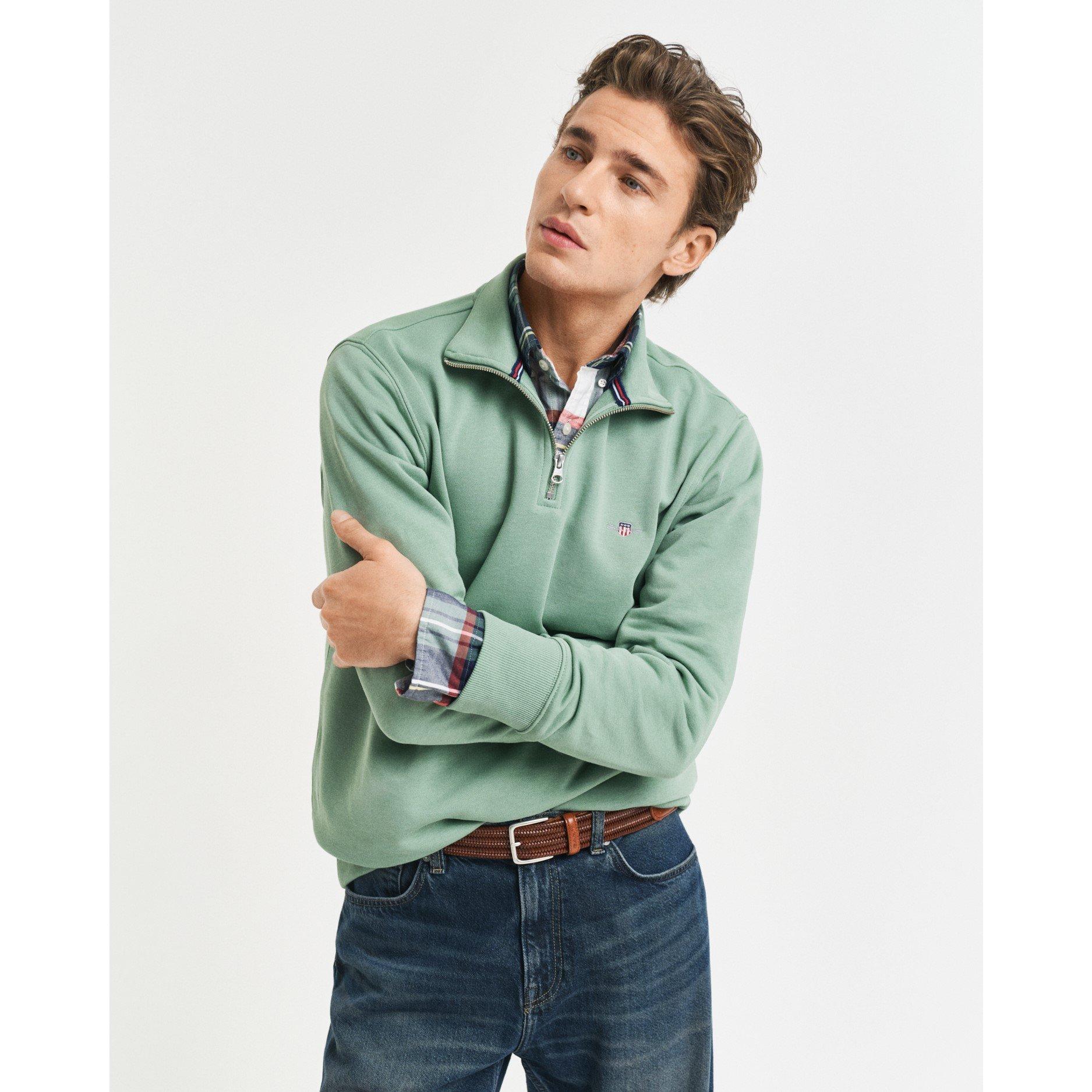 Gant Shield Half Zip Sweatshirt