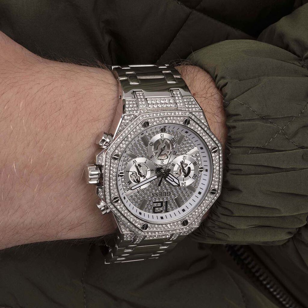 Montre Guess Momentum Argenté