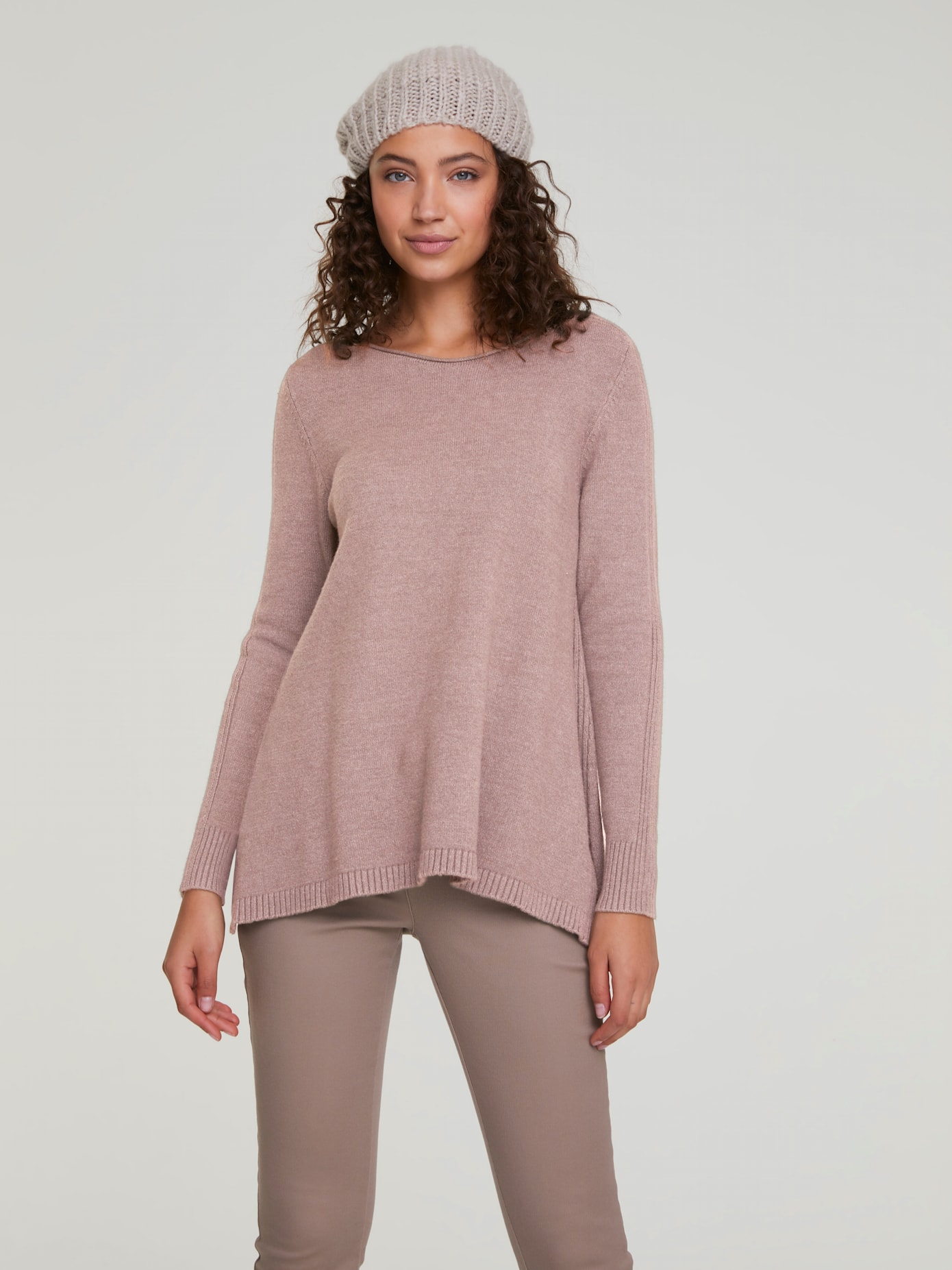 Pull long look intemporel