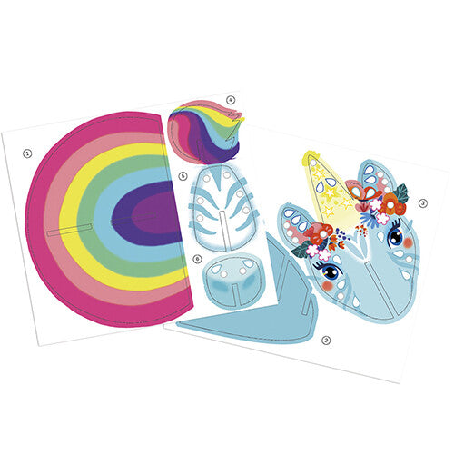 Janod knutselset decoratiefiguren regenboog
