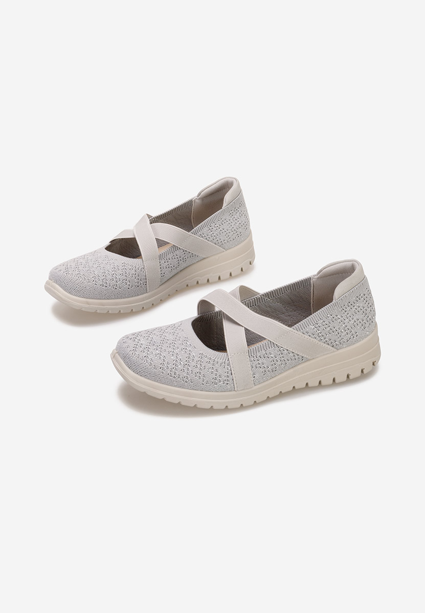 Ballerines à bride gris Vanora