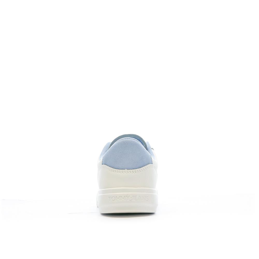 Tommy Hilfiger Baskets Blanches/Bleu Femme Tommy Hilfiger Cupsole Sneaker